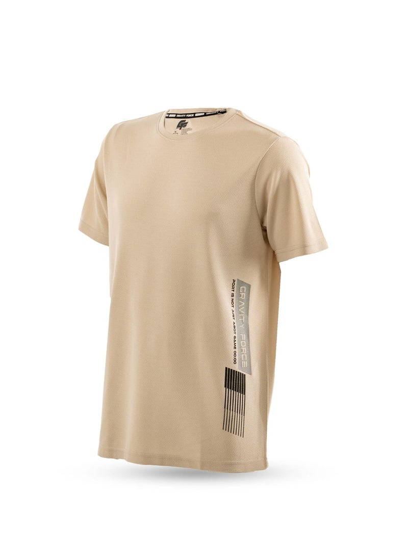 گریوِٹی فورس تي شيرت جرافيتي فورس رجالي بقصة واسعة (أوفر سايز) بأكتاف منسدلة | قماش قطني قابل للتنفس | كم قصير للاستخدام الكاجوال والرياضي | تصميم مريح بقصة فضفاضة للاستخدام اليومي - Image 2